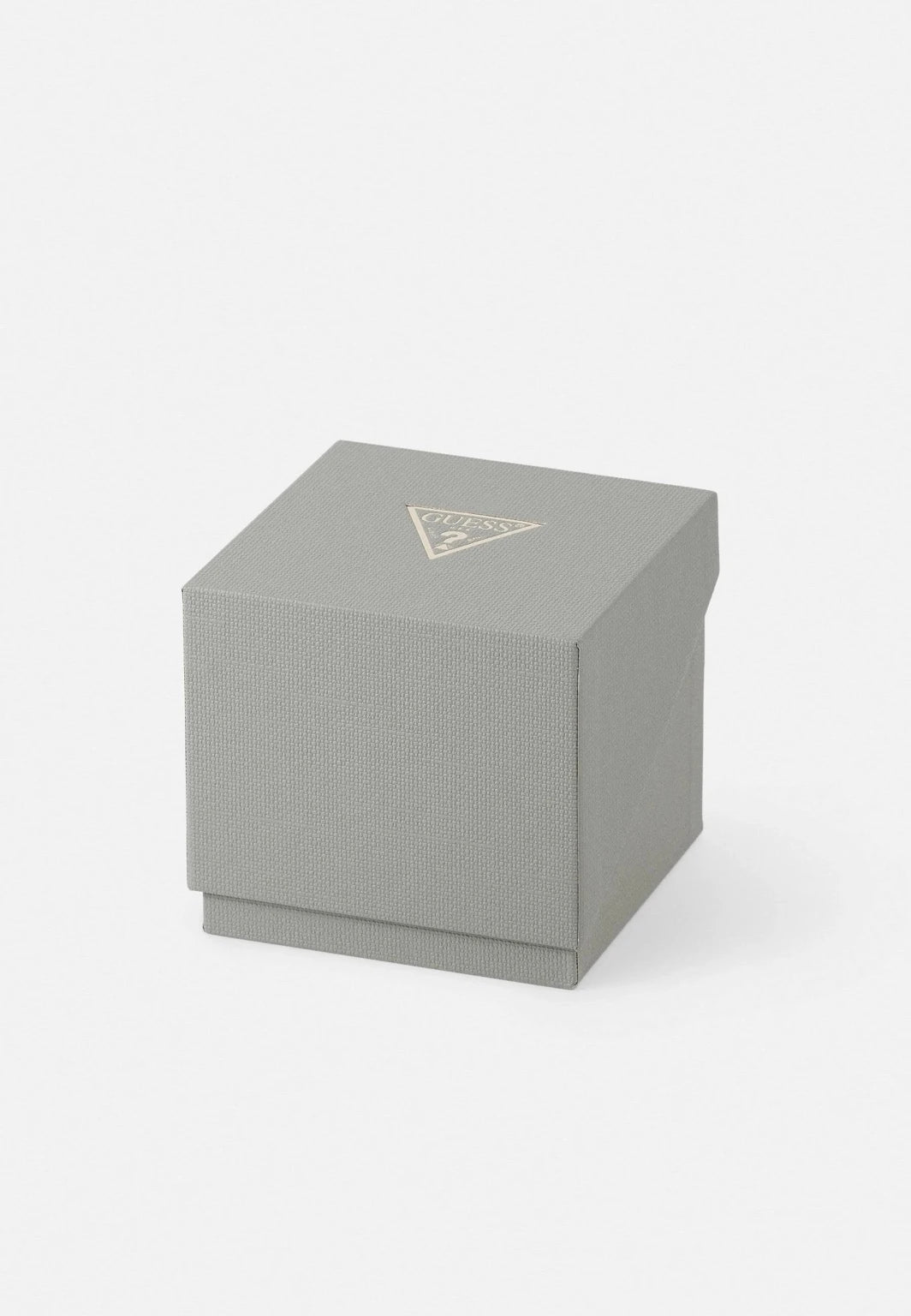 GUESS official watch box – branded packaging included with the GW0572G5 men's chronograph watch – presented by HEY WATCH.